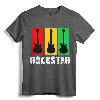 Rockstar Kids Tshirt Vintage Guitar Tshirt - Retro Music Costume for Young Musicians and Rock n Roll Enthusiasts