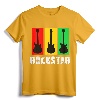 Rockstar Kids Tshirt Vintage Guitar Tshirt - Retro Music Costume for Young Musicians and Rock n Roll Enthusiasts