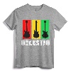 Rockstar Kids Tshirt Vintage Guitar Tshirt - Retro Music Costume for Young Musicians and Rock n Roll Enthusiasts