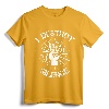 I Destroy Silence Vintage Music Bands Drum Sticks Drummer T-Shirt - Unique Retro Drummer Tee for Men, Women, Kids