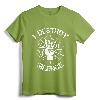 I Destroy Silence Vintage Music Bands Drum Sticks Drummer T-Shirt - Unique Retro Drummer Tee for Men, Women, Kids