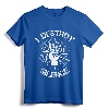 I Destroy Silence Vintage Music Bands Drum Sticks Drummer T-Shirt - Unique Retro Drummer Tee for Men, Women, Kids