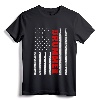 DRUMMER Vintage American Flag USA Drumming T-Shirt - Patriotic Drummer Tee for Family Matching Outfit - Great Gift Idea for Special Occasions