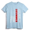 DRUMMER Vintage American Flag USA Drumming T-Shirt - Patriotic Drummer Tee for Family Matching Outfit - Great Gift Idea for Special Occasions
