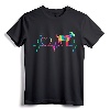 Goat Mom Dad Heartbeat Tie Dye Farm Animal T-Shirt - Cute Goat Mama Design for Christmas, Valentines, Birthdays
