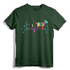 Goat Mom Dad Heartbeat Tie Dye Farm Animal T-Shirt - Cute Goat Mama Design for Christmas, Valentines, Birthdays