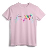 Goat Mom Dad Heartbeat Tie Dye Farm Animal T-Shirt - Cute Goat Mama Design for Christmas, Valentines, Birthdays