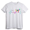 Goat Mom Dad Heartbeat Tie Dye Farm Animal T-Shirt - Cute Goat Mama Design for Christmas, Valentines, Birthdays