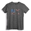 Chicken 4th of July Animal Gift T-Shirt - Patriotic Design for American Pride - Lightweight Tee for Soldiers