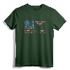 Chicken 4th of July Animal Gift T-Shirt - Patriotic Design for American Pride - Lightweight Tee for Soldiers