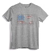 Chicken 4th of July Animal Gift T-Shirt - Patriotic Design for American Pride - Lightweight Tee for Soldiers