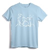 Drums Percussion T-Shirt - Classic Fit Tee for Drummers in Rock or Heavy Bands
