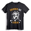 Drummer Kid Drumming Percussionist Drums Kids Boys T-Shirt - Cool Musician Tee for Young Percussionists and Drummers