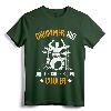 Drummer Kid Drumming Percussionist Drums Kids Boys T-Shirt - Cool Musician Tee for Young Percussionists and Drummers