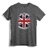 The British Rock Music Invasion T-shirt v2 - Vintage Retro Style Tee for Guitarists, Singers, and Drummers