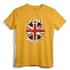 The British Rock Music Invasion T-shirt v2 - Vintage Retro Style Tee for Guitarists, Singers, and Drummers