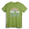DEATH METAL Rainbow Funny Retro Vintage Rock Music Metalhead T-Shirt - Sarcastic Heavy Metal Apparel for Musicians and Fans