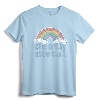 DEATH METAL Rainbow Funny Retro Vintage Rock Music Metalhead T-Shirt - Sarcastic Heavy Metal Apparel for Musicians and Fans