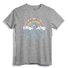 DEATH METAL Rainbow Funny Retro Vintage Rock Music Metalhead T-Shirt - Sarcastic Heavy Metal Apparel for Musicians and Fans
