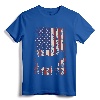 Patriotic Goat 4th of July American Flag T-Shirt - USA Pride Goat Tee for Men, Women, and Kids